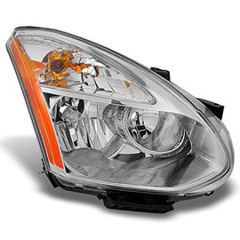 AKKON - Fits Rogue SUV Halogen Type Clear Headlight Head Lamp Front Lamp Passenger Right Side Replacement