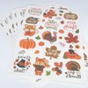 300+ Thanksgiving Day Glitter Tattoos Stickers Party Favors - Turkey