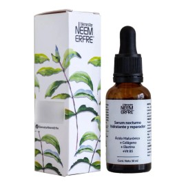 Serum Facial cido Hialurnico  Colgeno  Elastina vit B5 Momento de aplicacin Noche Tipo de piel Mixta                                                  