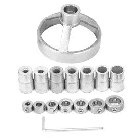FTVOGUE 16 pcs Drill Guide Woodworking Hole Puncher Vertical Drilling Fixture Wood Working Locator Woodworking Carpentry Tool (16pcs)