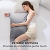 Bedsure Body Pillow Cover - Silver Grey Long Cooling Pillow