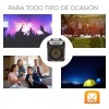 Maíz 3x2 Bocina Bluetooth Radio Fm Portatil Recargable Led Usb