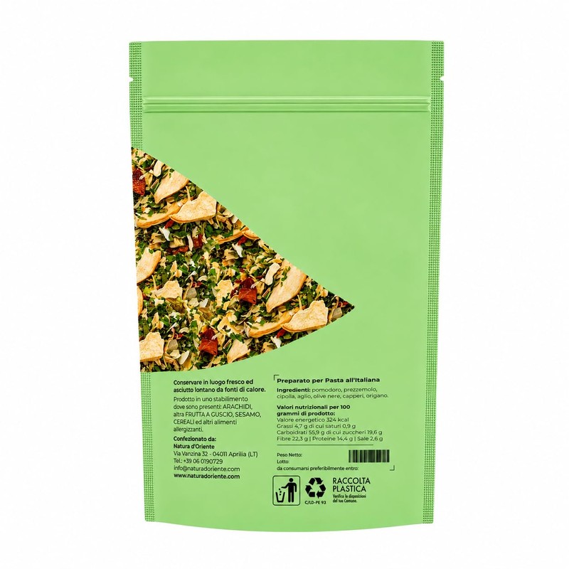 NATURA D'ORIENTE Preparato Pasta all'Italiana Mix Spezie 250g