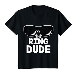 Kids The Ring Dude T-Shirt | Cute Boys Wedding Ring Bearer Tee T-Shirt
