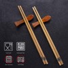 MELLIEX 10 Pairs of Chopsticks Japanese Bamboo Chopsticks Reusable Washable