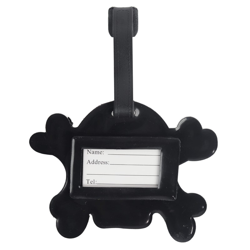 Funny Luggage Tag (Skull Crossbones)