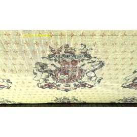 Unbranded Vintage Tapestry Armorial Pillow Fronts "Coat of Arms" Stallion/Lion 18x18 Latin