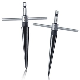 GOLD DEER Taper Reamer Woodworking Fine T-Shaped Hex Shank 3-13mm 5-16mm Deburring Tool Taper Reamer Hex Shaft Reamer Craft Reamer T-Handle Taper Reamer Set for Metal Processing Fine Workmanship and Deburring Tool Chamfering Screw Hole Drilling Range 3-1