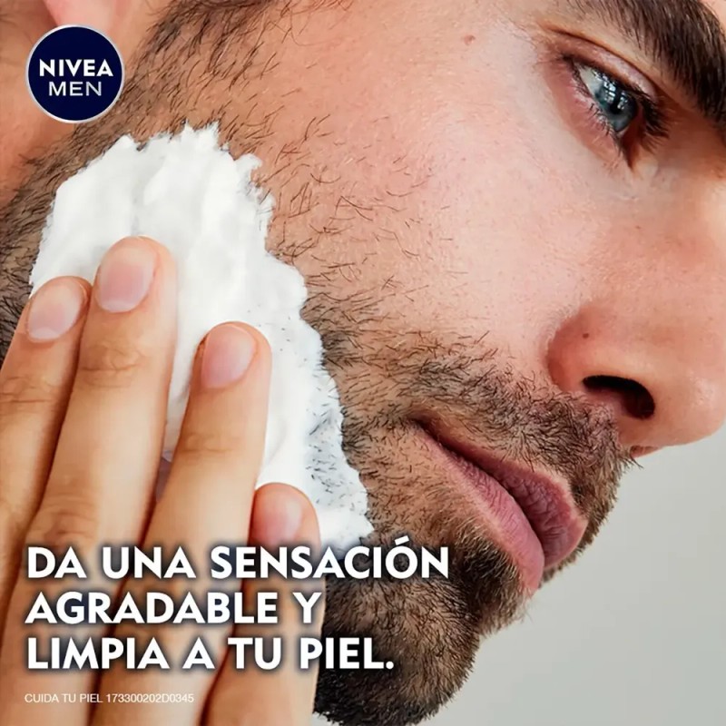 Espuma Para Afeitar Nivea Men Sensitive Piel Sensible 200 Ml