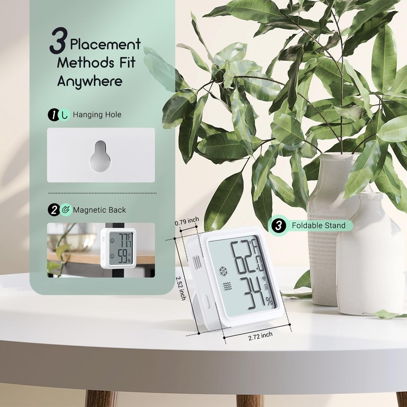 INKBIRD IBS-TH3-PLUS WiFi Thermometer Hygrometer Monitor, Indoor Temperature Humidity Sensor