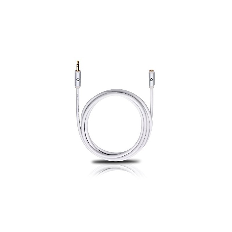 Oehlbach i-Connect J-35 EX Mobiles Audiokabel, 3,5 mm Klinken-Verlängerung schwarz