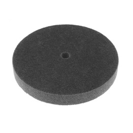 LT Easiyl Nylon Fiber Polishing Wheel 200mm, Black, Medium Grit, Compatible with Bench Grinder