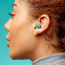 Flare Earshade – Earplugs – Block Sound – Aerospace Aluminium & Super Soft Memory Foam – Green