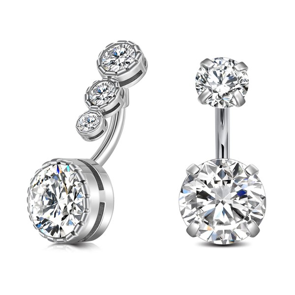Incaton 14 Gauge Belly Button Piercing Navel Piercing Ring Banana
