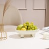 Sureasy Ceramic Fruit Bowl for Kitchen Counter, Decorative Bowl for