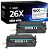 Gaiyeep Tuny 26X CF226X CF226A 2 Pack Black Toner Cartridges