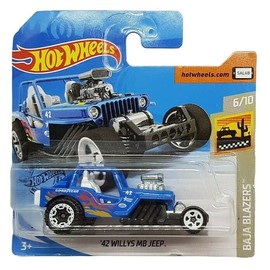 Hot Wheels - ´42 Willys MB Jeep - Baja Blazers 6/10 - GHB87 - Short Card - Good Year - Mattel 2020