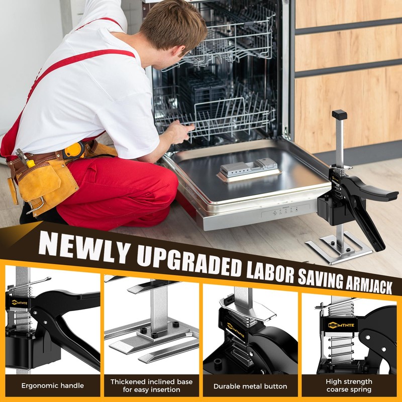 Mtnte Labor Saving Arm Jack Handle 12 in Furniture Jack