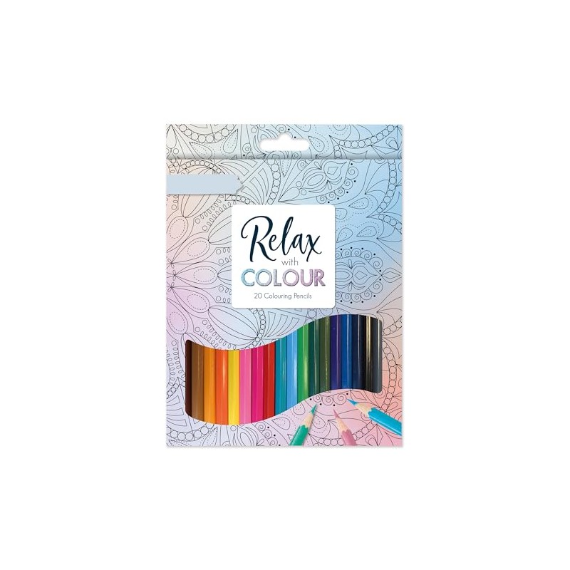 1ABOVE 20 Colouring Pencils - Assorted Colours, wooden colouring pencils,