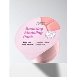 [4-pack Glowing Modeling Pack] Apple Peel Texture Care Glowing Modeling Pack 4pcs / [4개입광채결 모델링팩] 애플필 결케어 광채 모델링팩 4개