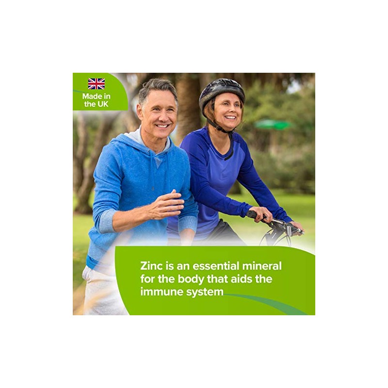 Lindens Zinc Citrate 50mg - 100 Vegan Tablets - Immune