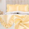 PiccoCasa Satin Pillowcases for Hair and Skin, Retro Silky Pillow