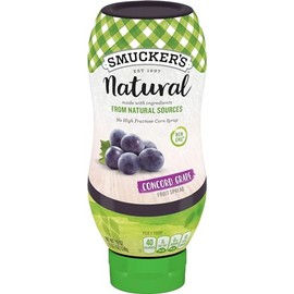 Smucker's Natural Concord Grape Squeezable Fruit Spread, 19 Ounces (Pack of 12)