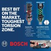 Bosch ITSQ135B Impact Tough 3.5 In. Square #1 Power Bits