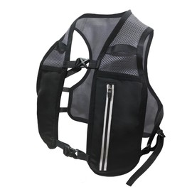 Owntop Running Backpack for Men Women Lightweight Hydration Backpack Running Vest 500 ml for Marathon Hiking Trekking Cycling Outdoor Sports, Grey