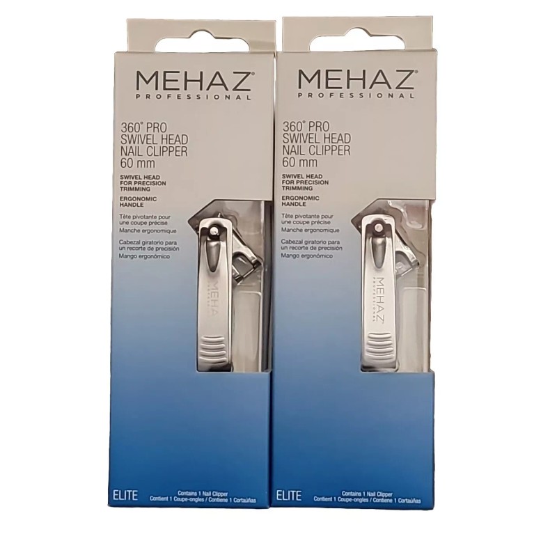 Mehaz Professional Stainless Steel 360 Pro Swivel Head Nail Clipper
