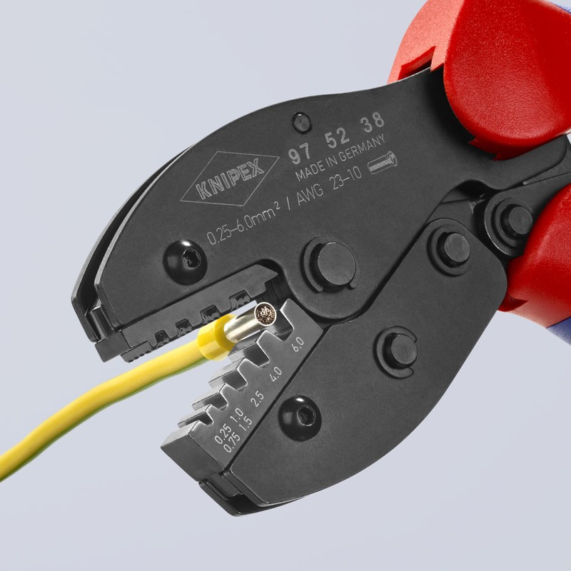 KNIPEX 97 52 38 5-Position Contact Crimping Pliers