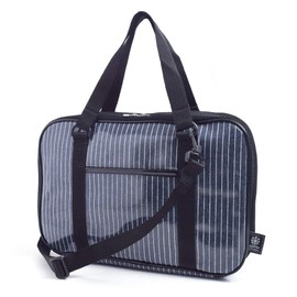 Colorful Candy Style Calligraphy Bag, Calligraphy Bag, Okeiko, Pinstripe, Indigo N2206000