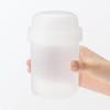 MUJI 84683848 Lunch Capsule with Topping Cup, Clear, 11.8 fl