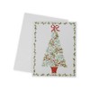 Twining Greenery Tree Boxed Christmas Cards - 16 Cards &