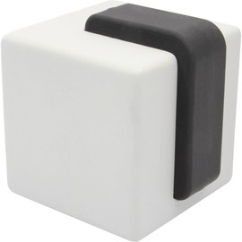 Wagner Doorstop Big Cube - 60 x 66 x 66 mm, Premium Buffer Made of Concrete and Thermostatic Rubber, to be Placed on The Floor, Heavy Quality - 15518701