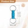 [PATIKIL] Quick Release Key Chain 3PCS Detachable Pull Away Key