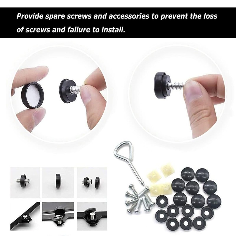 2 Pack Dog Mom License Plate Frame, Cute License Plate