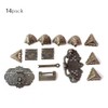 Jewelry Box Antique Lock Latch Hasp Hinges Handle Box Corner