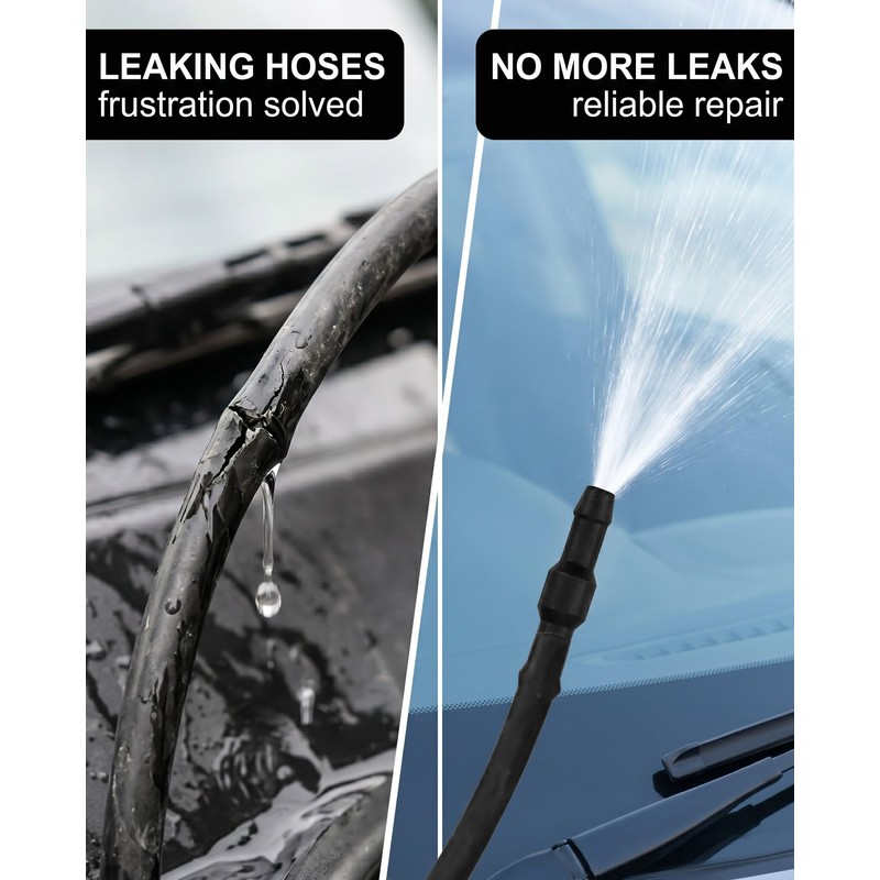 DLPRK Windscreen Wiper Hose Connector 20x Universal, Wiper Water Repair