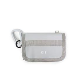 [CIE] Sea GRID-3 WALLET - 02 L.GRAY Lightweight, Waterproof Material, Made in Japan, Outdoor Mini Wallet, With Hook, Trifold Wallet, Coin Purse, Cordura, Men's, Women's, gray (light gray)