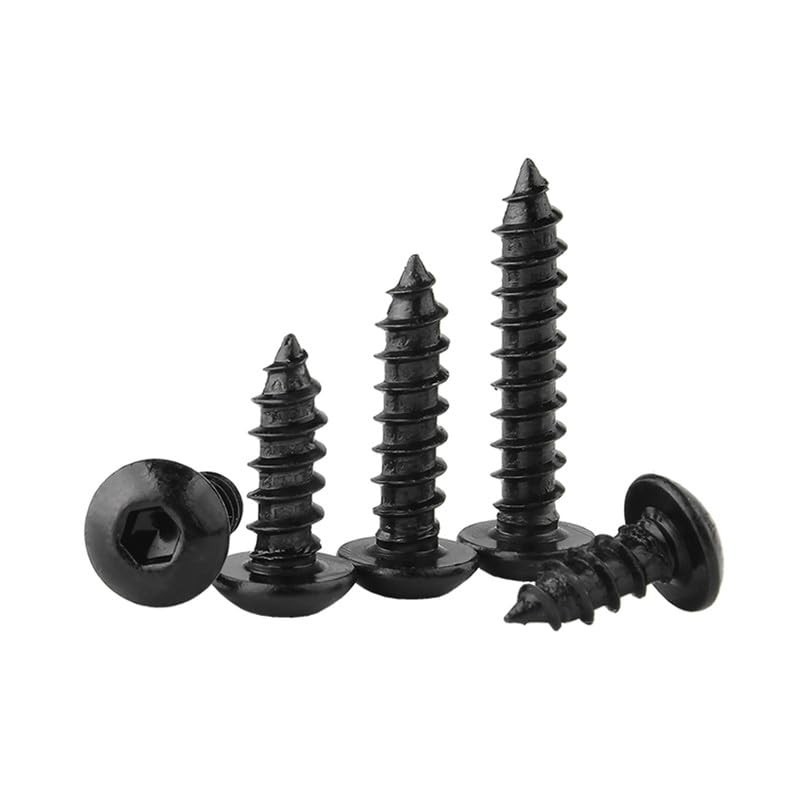 ORANXIN M4 x 12 mm, 50 pieces, carbon steel, round