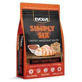 Evolve Simply Six Turkey Meal, Brown Rice and Pea Recipe