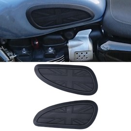 Cunyuer Motorcycle Tank Pad, Motorcycle Tank Protector Pad Fuel Tank Sticker Replacement for Bonneville T100 T120 Speed Twin Street Scrambler