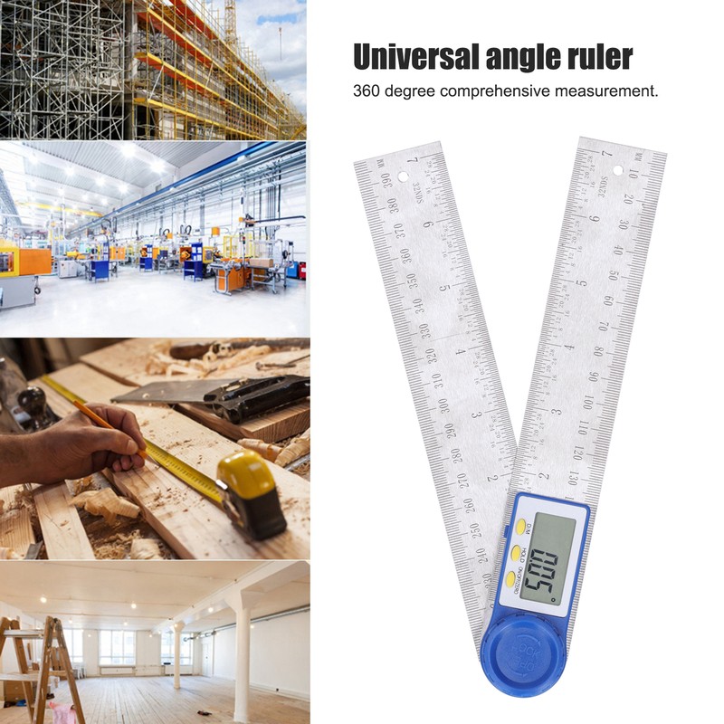 Digital Angle Finder Ruler Meter Digital Display Goniometer MultiFunction Electronic