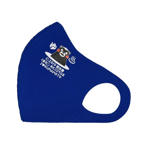 [CLO'Z] Kurots M Size Mask Kumamon Cool Summer Cool Feel Made in Japan Washable Swimsuit Material Elastic (Blue, M Size)