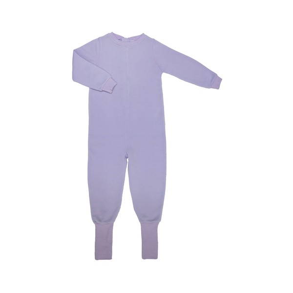 Snugabye Adaptive Back Zip Convert-A-Foot Sleeper (Children's Size 8, Orchid)