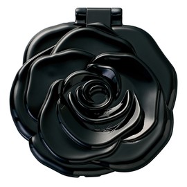 ヤマムラ バラコンパクトミラー ブラック YR-700 11.1×8.7×1.1cm