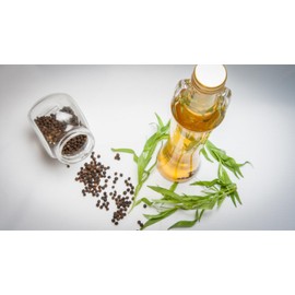 Clovis French Tarragon White Wine Vinegar - 33.5 Fluid Ounces (1 Liter)