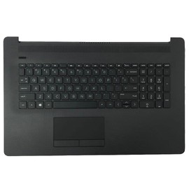 wzqrps Replacement Laptop Upper Case Palmrest Keyboard Touchpad Assembly Part for HP 17T-BY000 17Z-CA100 17-by0xxx 17-ca0xxx 17-ca1xx 17-ca1xxx 17-by1953cl 17z-ca000 17-BY0010NR 17-by1xxx L22751-001
