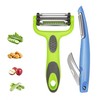 Multi 3-in-1 Vegetable Peeler Set - for Potato, Carrot, Cucumber,
